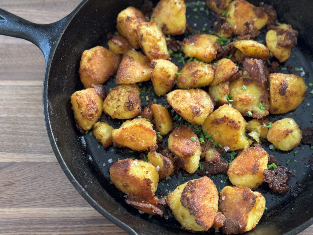 crispy duckfat roasted potatoes